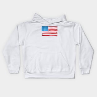 USA Stand-Up paddleboard Surf Shaka Flag Kids Hoodie